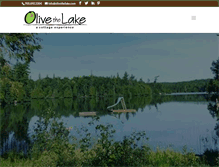 Tablet Screenshot of olivethelake.com